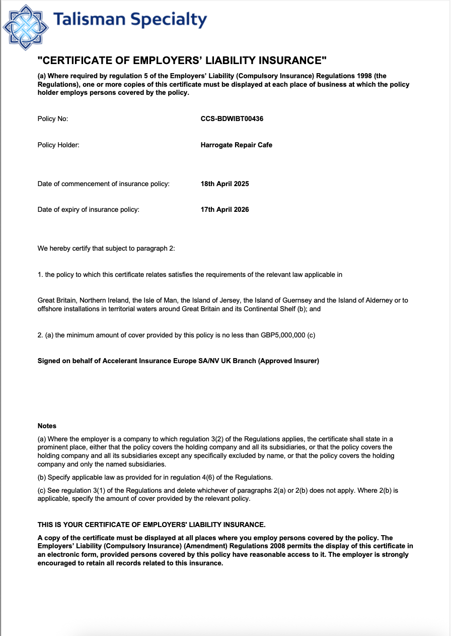 Certificate 2025